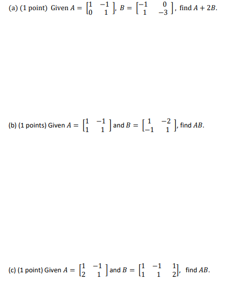 A 1 Point Given A 1 B 1 Find A 2b 2 B 1 Points Given A 1 1 And B 1 Find 1 1