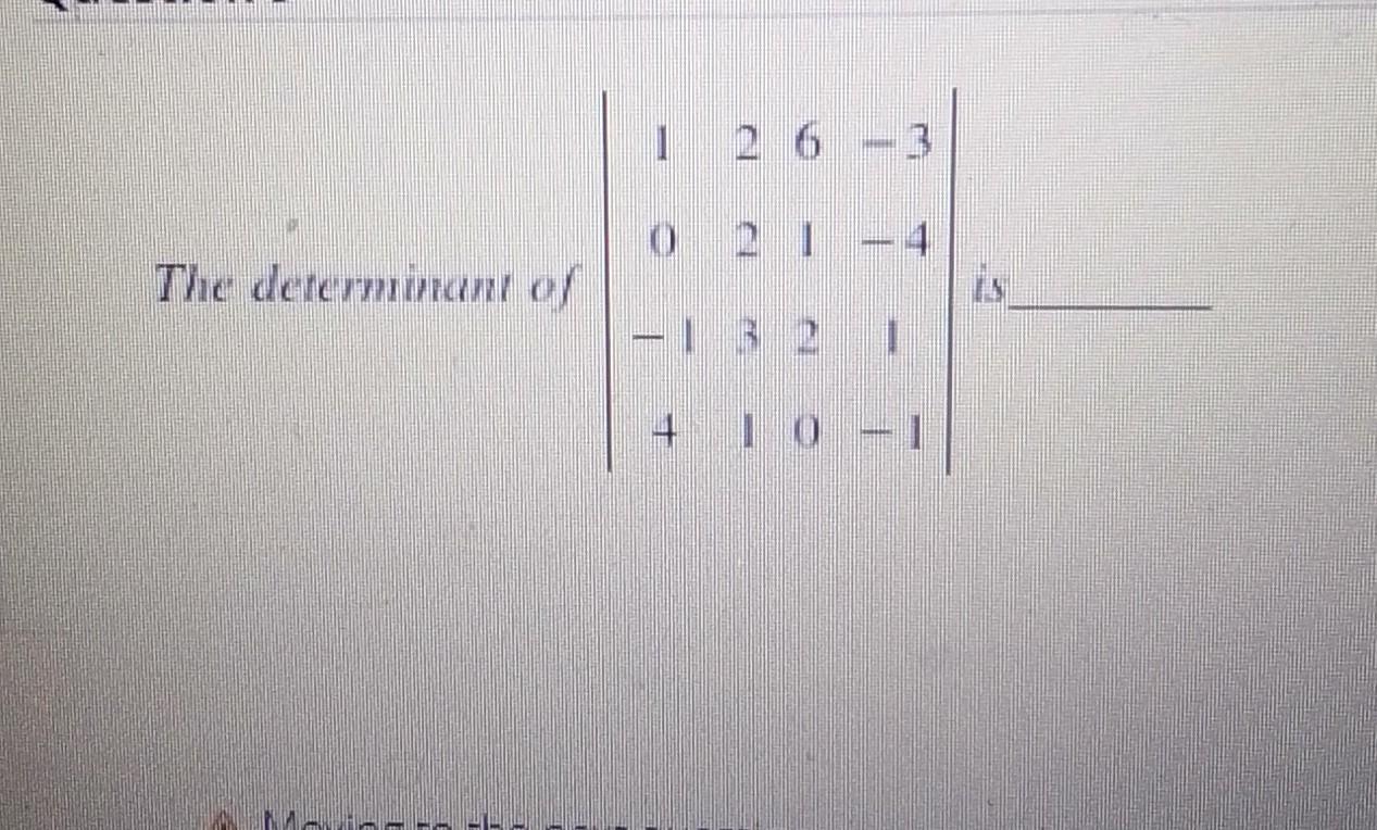 1 26 3 H O 11 4 The Determinant En S Lb2 10 1 1