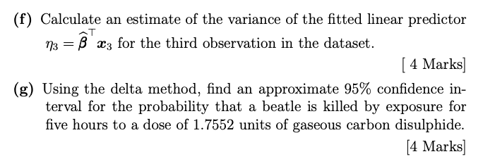 3 In An Experiment Samples Of Beatles Were Exposed For Five Hours To Different Concentrations Of Gaseous Carbon Disulph 3