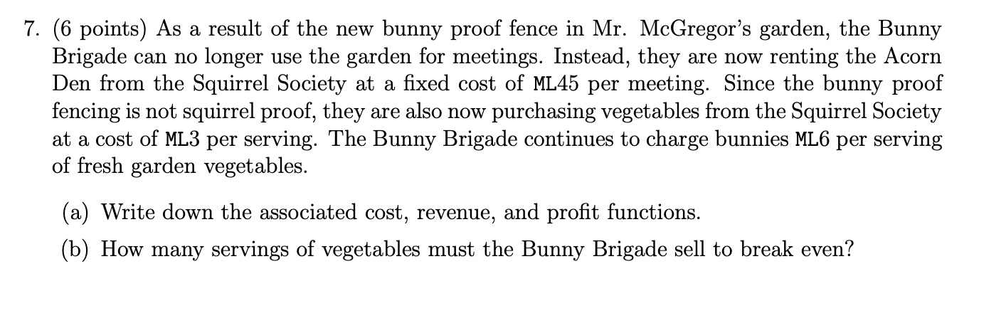 7 6 Points As A Result Of The New Bunny Proof Fence In Mr Mcgregor S Garden The Bunny Brigade Can No Longer Use The 1