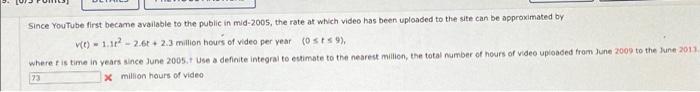 Since Youtube First Became Available To The Public In Mid 2005 The Rate At Which Video Has Been Uploaded To The Site Ca 1