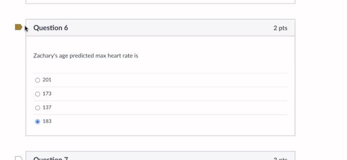 Question 1 3 Pts How Many Risk Factors For The Development Of Cvd Does Zachary Have 3 O 1 Question 2 3 Pts What Is Za 8