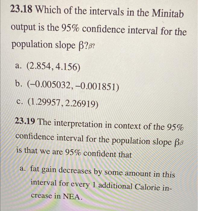 1 Our First Example Of Regression Example 4 1 Page 94 Presented Data Showing That People Who Increased Their Nonexerc 4