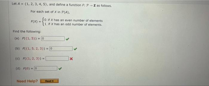 Uciails Eppuistmaths 7 3 009 My Notes Define F Rr And G R Z By The Following Formulas Fx And Gx X For Every 4