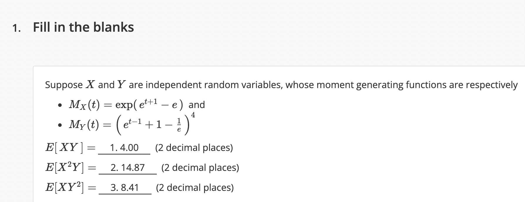 Please Help To Solve This Probability Problem The Numbers On The Line Excluding The Question Numbers Like 1 2 And 3 1