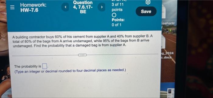 Awwww Om Dage While The Clear Help Me Solve This View An Example Get More Help Homework Hw 7 6 Question 4 7 6 17 3
