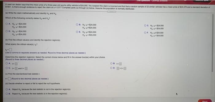 Oteror A Greater Says That Mean Pria Wywold Scorice Is 24 000 You Apeet This Claim Is Incorrect And Find That A Random 1