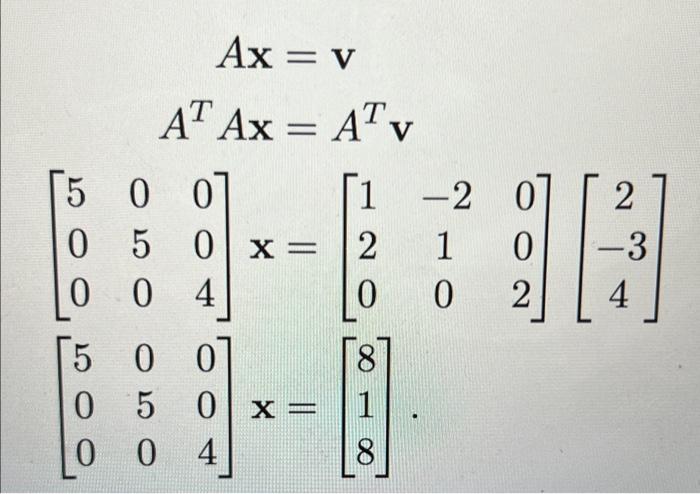 How To Get Matrices 5 0 0 0 5 0 3