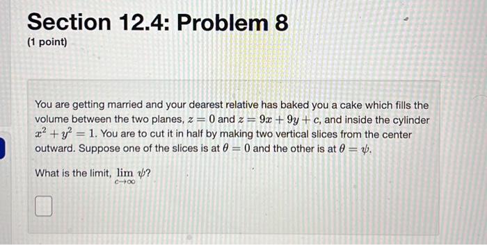 On Section 12 4 Problem 7 1 Point Oblet Ttings A Lamina Occupies The Part Of The Disk X2 Y2 4 In The First Quadra 2