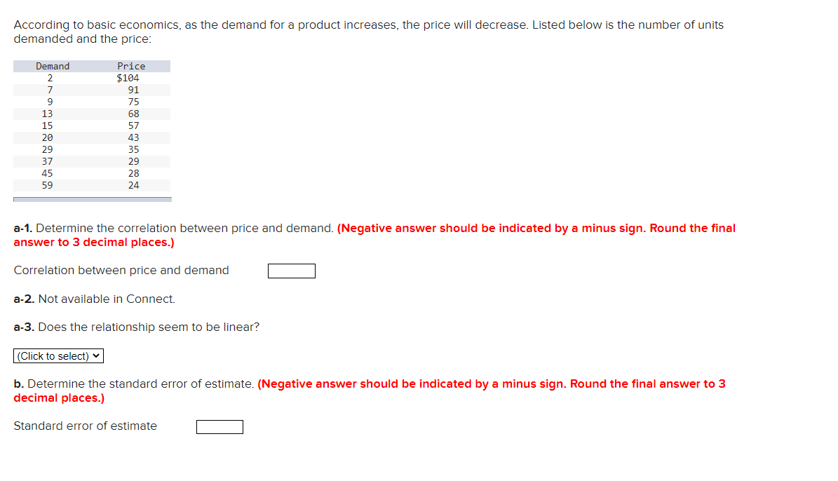 According To Basic Economics As The Demand For A Product Increases The Price Will Decrease Listed Below Is The Number 1