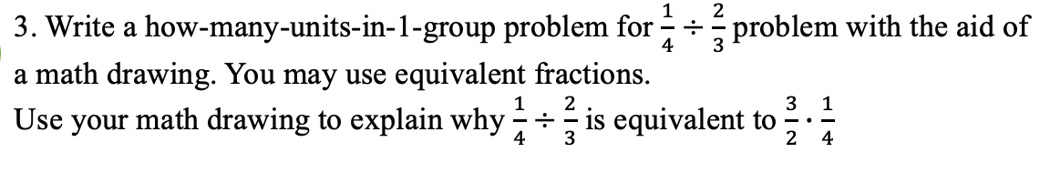 1 2 3 3 Write A How Many Units In 1 Group Problem For Problem With The Aid Of A Math Drawing You May Use Equivalent 1