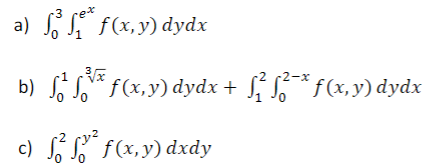 Reverse The Order Of Integration 1