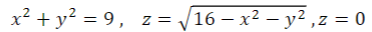 Find The Volume Of The Solid Bounded By The Graphs Of The Given Equations A A Petal Of R 5cos 30 Z 0 Z 4 1