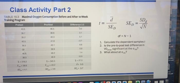 Table 101 Comparison Of Standard Treatment And New Treatment For Ankle Sprin Class Activity Part 1 An Athletic Trainer 5
