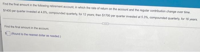 Find The Amount Of The Ordinary Annuity Based On The Information Given R 10 500 5 Interest Compounded Semiannually 4