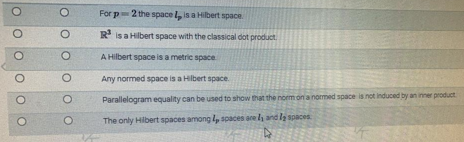 Advanced Mathematical Analysis Determine Whether The Statements Above Are True Or False Explain Your Answers Im Posti 1