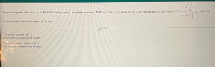 To Find The Siccome That You Decide To Buy A Car Fox524 835 Nduding Arm And Icense To You Savu 58000 For A Down Payment 1