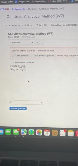 Ro Google Sides Google Docs A Google Drive Min 265 Flore Lysis Assignments Ol Limits Analytical Method 7 Ol Limi 1