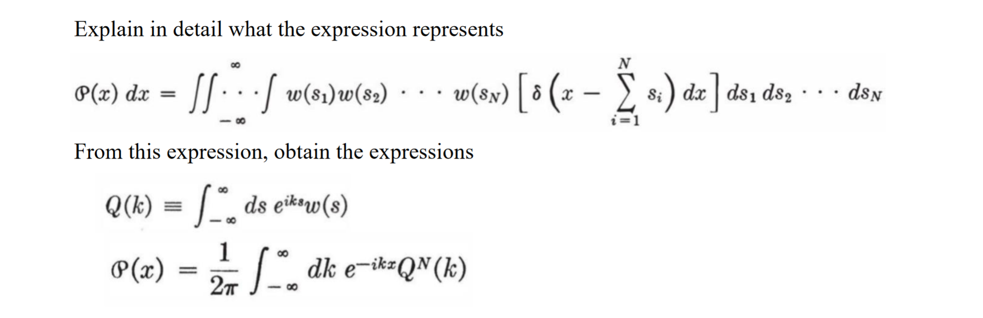 Explain In Detail What The Expression Represents N P X Dx Sl W Votos 2018 Ssw 82 W 8x O 2 Dx D 1