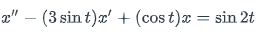 Change The Following Second Order Equation Into The First Order System Of Equations And Rewrite It In The Matrix Form 1