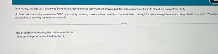 Son In A Lottery The Top Cash Prize Was 640 Million Going To Three Lucky Winners Players Pick Tour Different Numbers 1