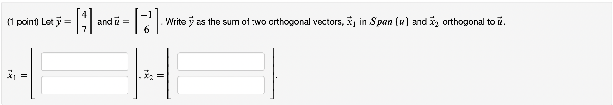 3 Part Linear Algebra Question Please Help 1