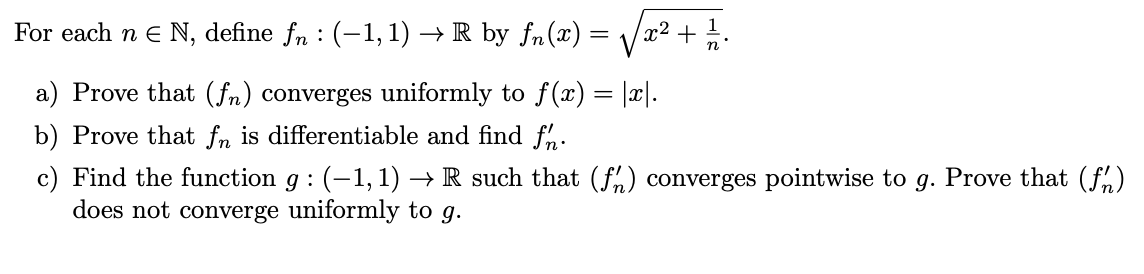 Analysis Problem 1