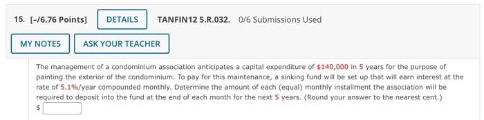 15 76 76 Points Details Tanfin 12 5 R 032 0 6 Submissions Used My Notes Ask Your Teacher The Management Of A Condom 1