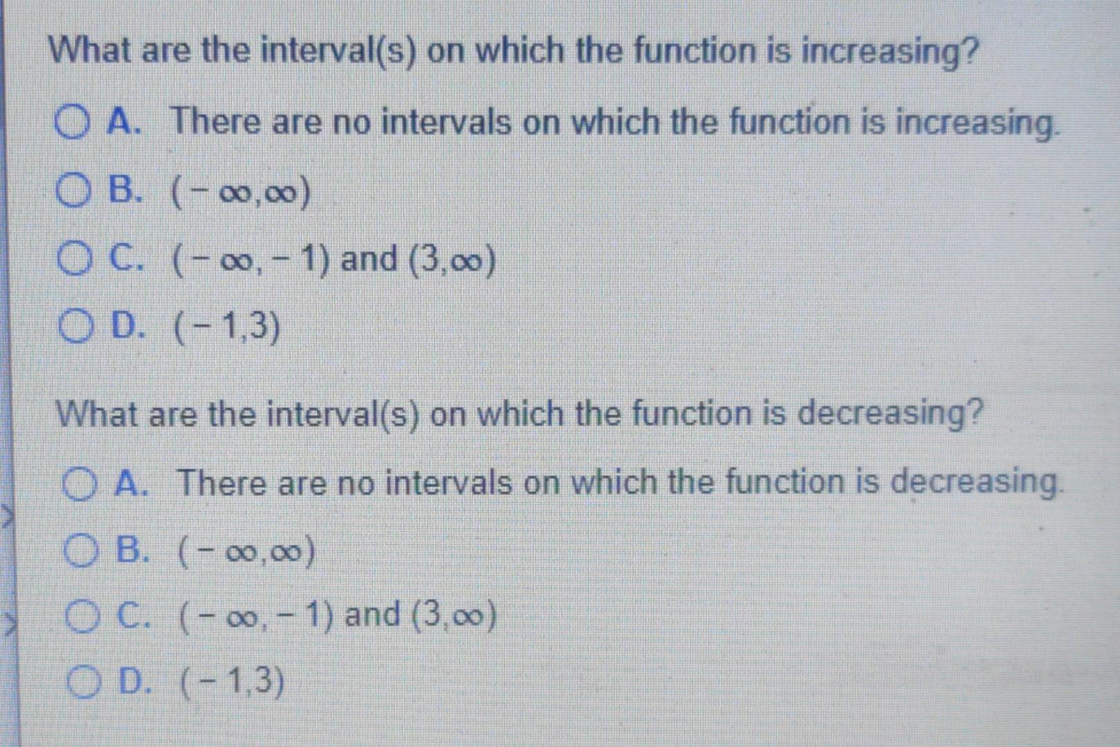 A Use A Graphing Utility To Graph The Function Use A 5 5 1 By 24 24 3 Viewing Rectangle Then Find The Interva 2