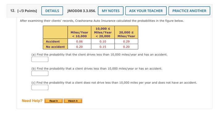 12 3 Points Details Jmodd8 3 3 056 My Notes Ask Your Teacher Practice Another After Examining Their Clients Recor 1