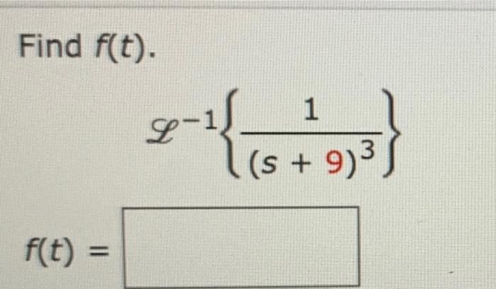 Find F T F 0 3 S 9 F T 1