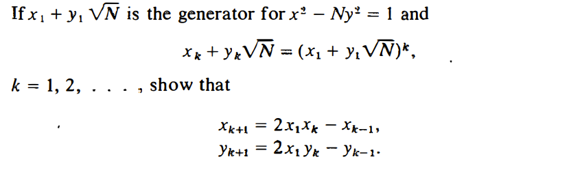 If X Y Vn Is The Generator For X Ny 1 And Xx Y Vn X2 Y Vn K 1 2 Show That V Xk 1 2 Xixx 1