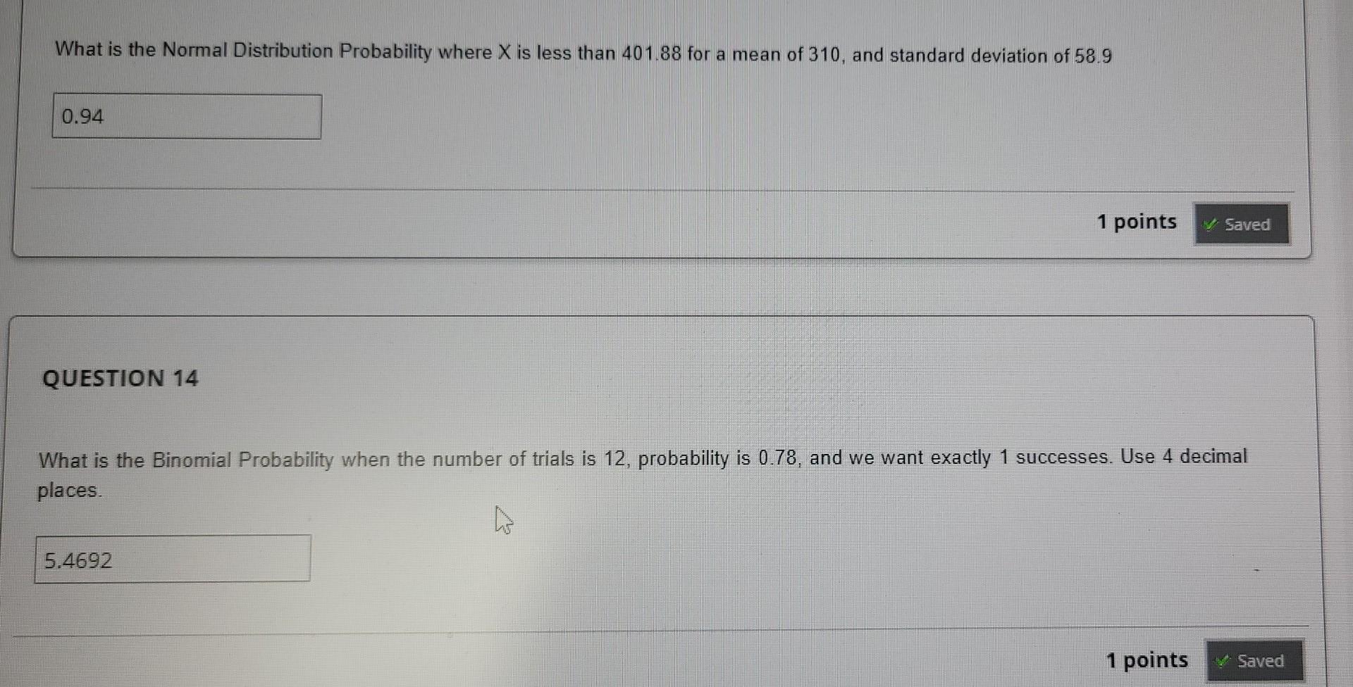 What Is The Normal Distribution Probability Where X Is Less Than 401 88 For A Mean Of 310 And Standard Deviation Of 58 1