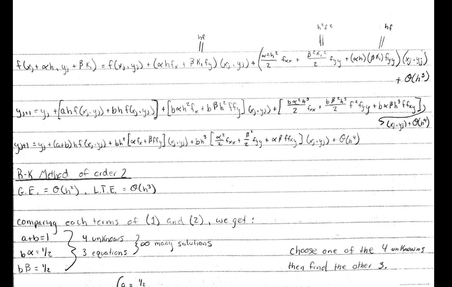 Please Help Find The Runge Kutta Method Order 4 Using The Equation In The Photo Something Like This 2