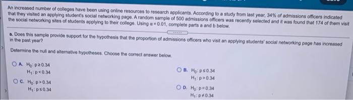 An Increased Number Of Colleges Have Been Using Online Resources To Research Applicants According To A Study From Last 1