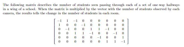 1 A For A Matrix Representing A Process That Matrix Is Said To Reach A State Of Equilibrium If Repeated Applications 2