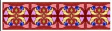 Describe The Symmetries Of The Frieze Pattern Shown Below Translation Horizontal Vertical Glide Etc 2