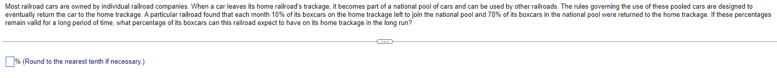 Most Railroad Cars Are Owned By Individual Railroad Companies When A Car Leaves Its Home Railroad S Trackage It Become 1