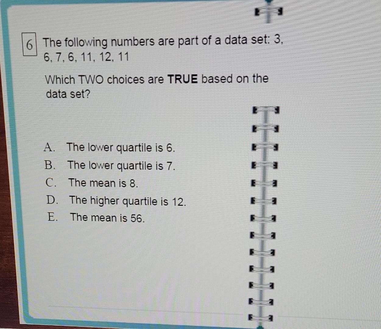 4 Jessica S Teacher Asked Her To Create A Histogram Representing Students And Cell Phone Use Which Would Be The Best Qu 3