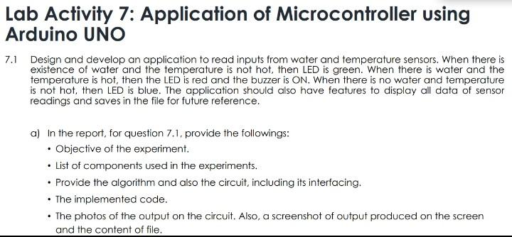 Please Help Me Asap Can You Make A Coding By Using Arduino Uno Refer To This Question And Design The Circuit 1