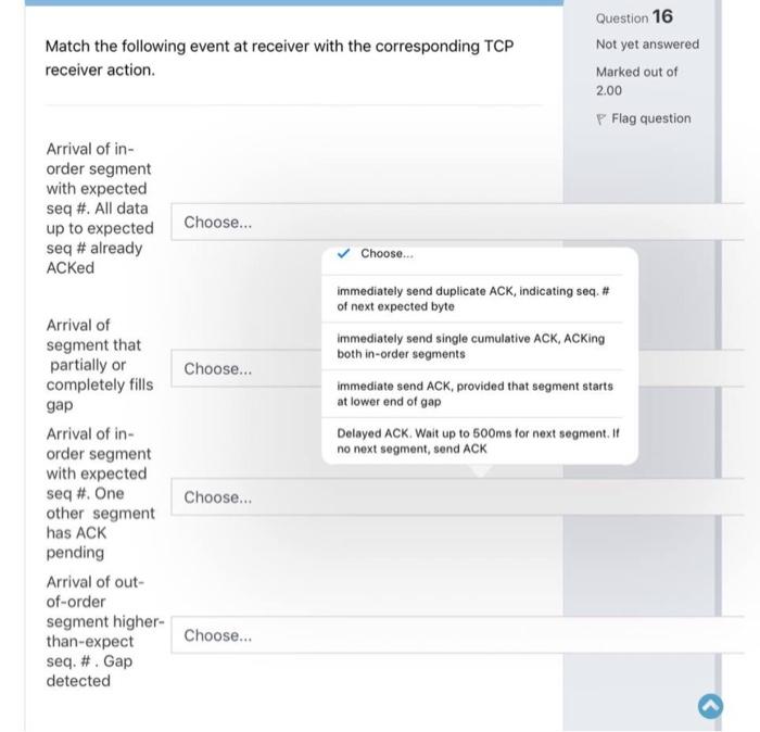 If Thresh Is Set To 8 And Triple Duplicate Ack Errors Occurs With The Window Size Set To 32 In Tcp Rijo What Size Will 3