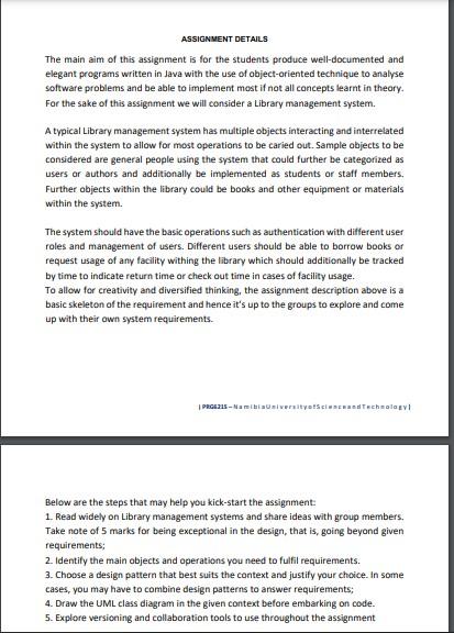Assignment Details The Main Aim Of This Assignment Is For The Students Produce Well Documented And Elegant Programs Writ 1