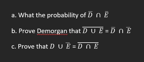 4 Coin Tossed At The Same Time D Probability When Minimum 3 Head At The Same Time E Probability When Maximum 2 Tail A 1
