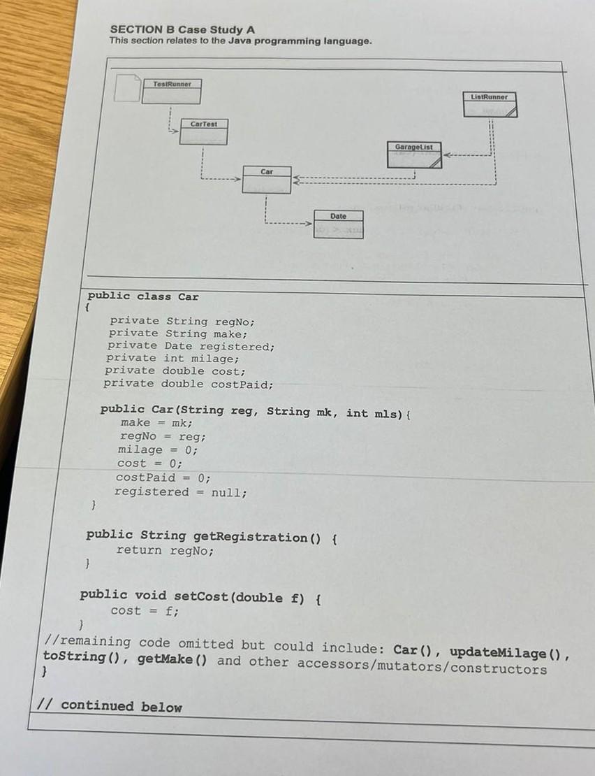 Answer All Questions In This Section This Section Relates To The Java Programming Language Questions In This Section Re 2