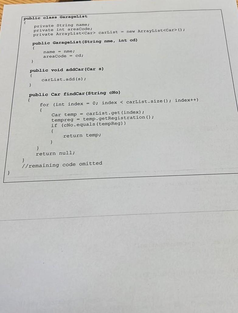 Answer All Questions In This Section This Section Relates To The Java Programming Language Questions In This Section Re 3