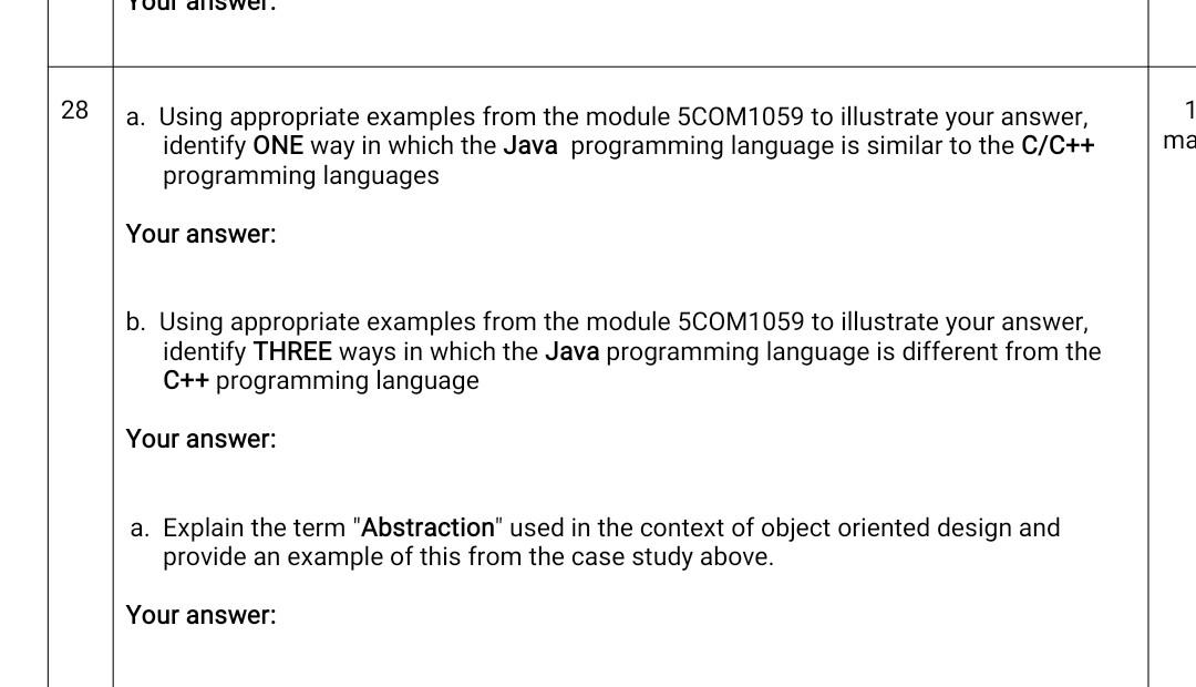 Jul Dllswel 28 1 A Using Appropriate Examples From The Module 5com1059 To Illustrate Your Answer Identify One Way In 1