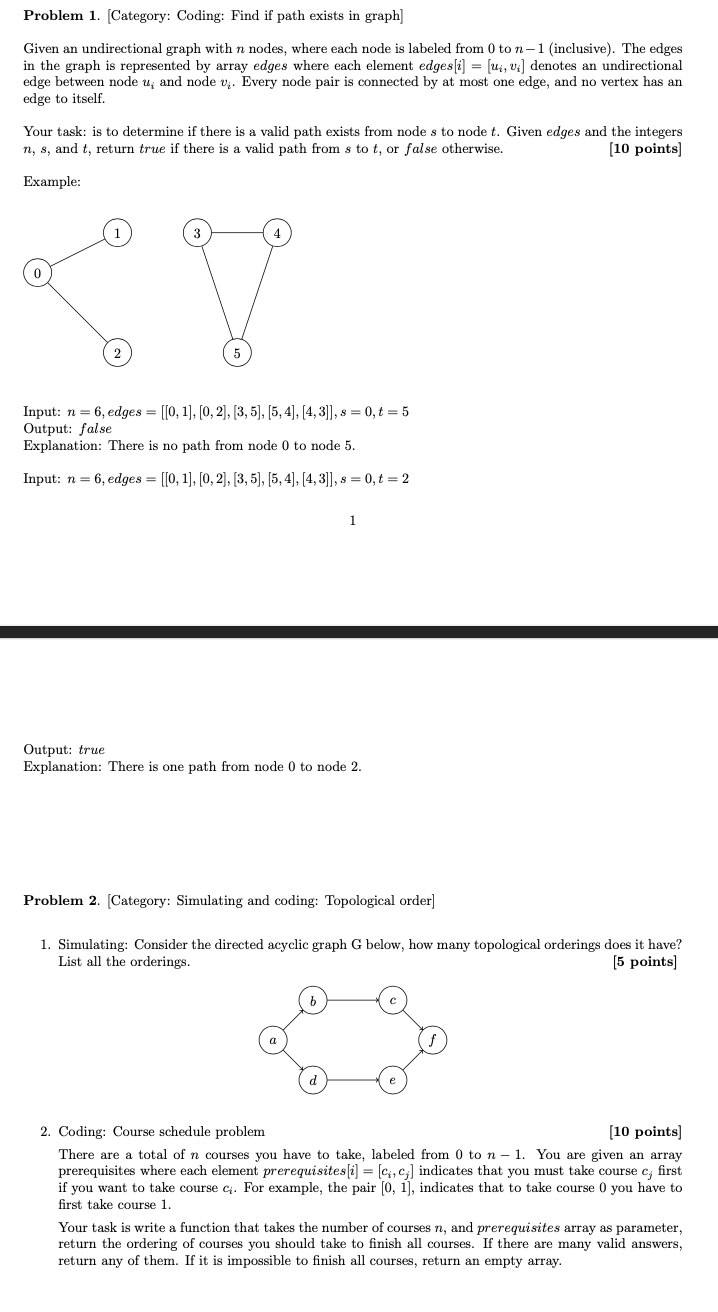 Please Help If It S Too Long Just Do Either One Or Two Analysis Of Algorithms 1