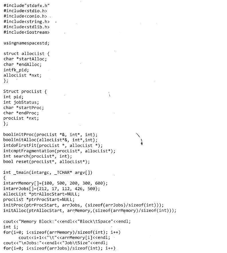 Given The Partial Code Encode Complete Compile Debug And Run The Program The Language Is C 1