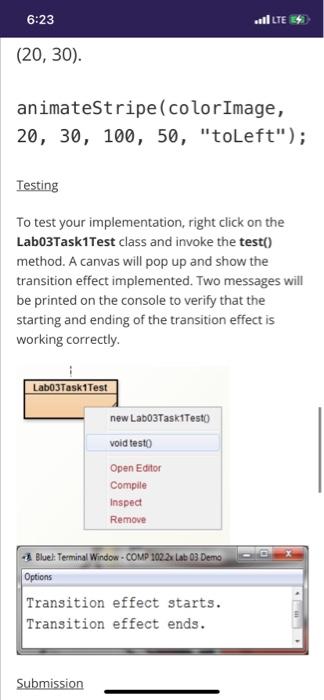 6 23 Lte E Lab 09 Graded Task 1 Instructions Description In This Task You Have To Implement The Changescreen Colorimage 5