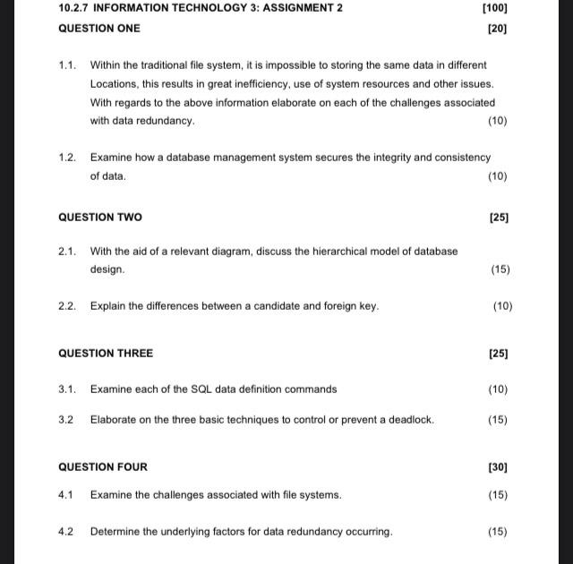 End Of Marketing 2 Assignment Regent Business School Ros 2021 Bachelor Of Commerce Year Academic And Assessment Calen 7